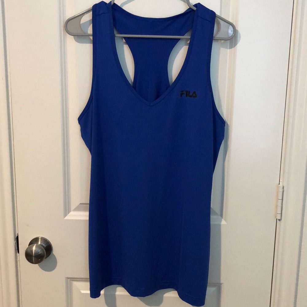 FILA Women’s Royal Blue Racerback Tank Top
